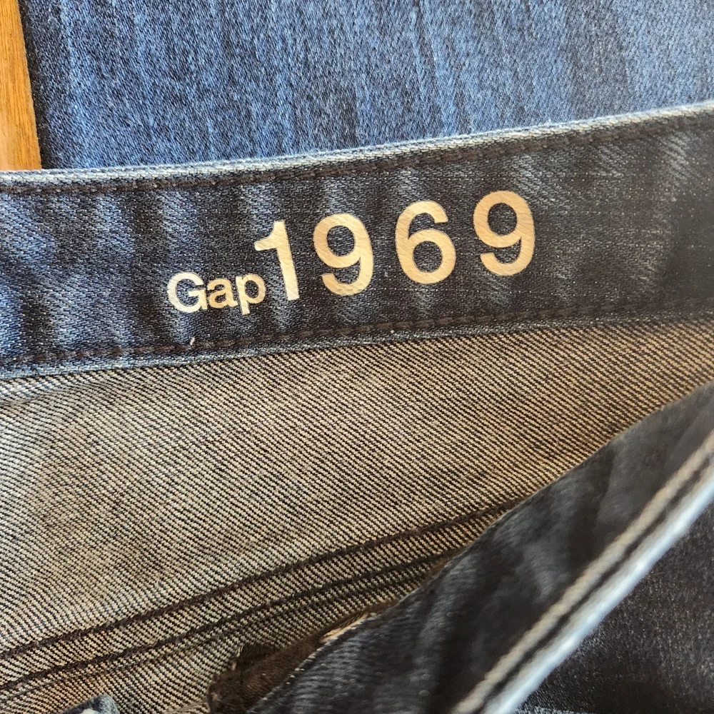 GAP‎ 1969 Real Straight Leg Jeans Dark Wash Size 27